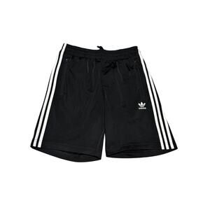 Men's Small Adidas 3 Stripe Short Black & White NWT $50 Embroidered Logo